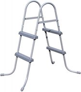 Zwembadladder 2 treden hoogte 84cm, zwembadtrap