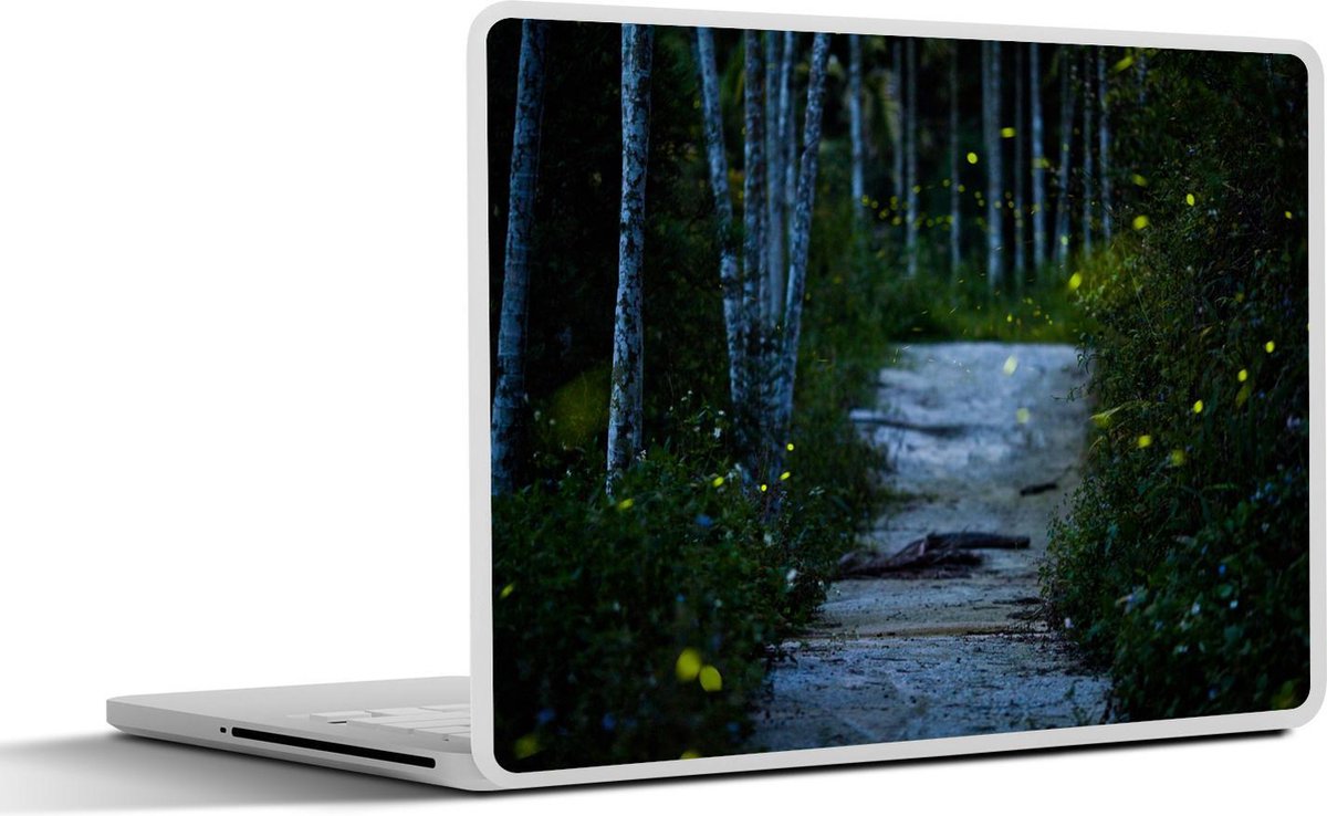 Afbeelding van product SleevesAndCases  Laptop sticker - 10.1 inch - zomernacht vol vuurvliegjes