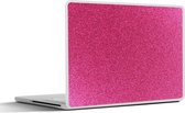 Laptop sticker - 10.1 inch - Roze - Abstract - Design - 25x18cm - Laptopstickers - Laptop skin - Cover