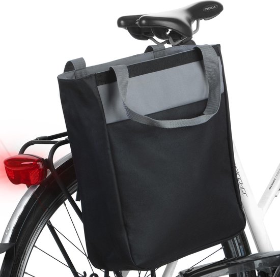 Enkele Fietstas en Koeltas 18 Liter - 2 in 1 Boodschappentas - Zwart van Merkloos — afbeelding 4