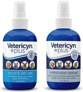 Vetericyn Plus Huisdieren Combo Sprays - 100% veilig & effectief bij wonden, jeuk, irritaties en veelvoorkomende huidproblemen. Aanbevolen door Dierenartsen.