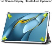 Tablet hoes geschikt voor Huawei MatePad Pro 10.8 (2021)- Tri-Fold Book Case - Graffiti