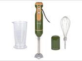 SILVERCREST® Staafmixer Groen 600W - 3 in 1 - 5 snelheden - Met turboknop - Voor het mixen, pureren en fijnhakken