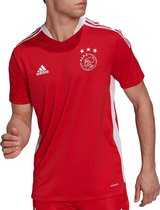 adidas Tiro Sportshirt - Maat S  - Vrouwen - Rood - Wit