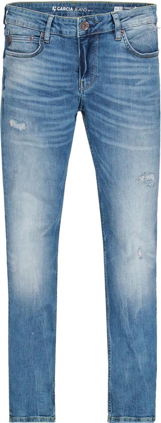 GARCIA Fermo Heren Superslim Fit Jeans Blauw - Maat W36 X L32