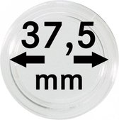 Lindner Hartberger muntcapsules Ø 37,5 mm (10x) voor penningen tokens capsules muntcapsule