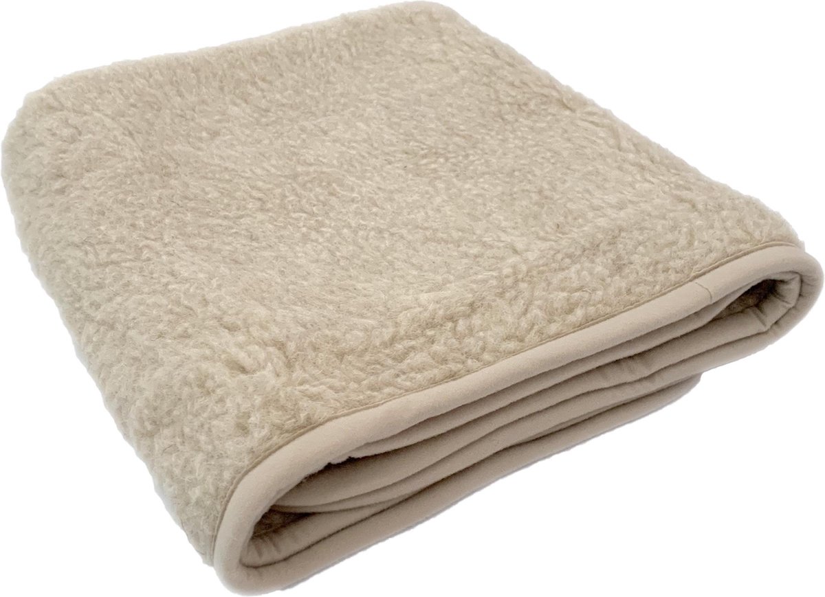 Alwero deken Thumbled Beige 140x200cm