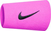 Nike Polsband Swoosh Doublewide Wristband - Roze - OneSize