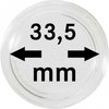Afbeelding van het spelletje Lindner Hartberger muntcapsules Ø 33,5 mm (10x) voor penningen tokens capsules muntcapsule