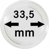 Lindner Hartberger muntcapsules Ø 33,5 mm (10x) voor penningen tokens capsules muntcapsule