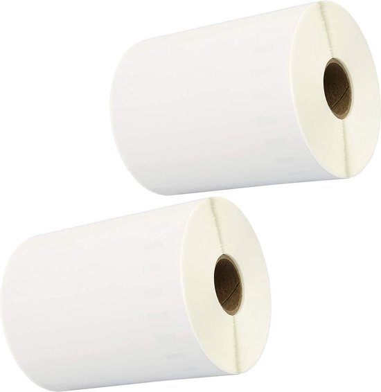 Étiquettes D'Expédition Molabel 2 Rouleaux Compatibles Dymo S0904980 104mm X 159mm - 220 Étiquettes/Rouleau