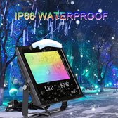 schijnwerper-Spotlight-Tuin Schijnwerper -Slimme podiumverlichting-60W Bluetooth 4.0 RGB-Smart App Groepscontrole - US Plug