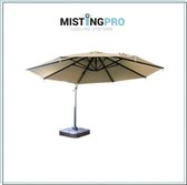 Tuin en Terras Luxe Parasol van Misting-Pro - Tuin en Terras verkoeling + Luxe Parasol - Mist systeem M-50 + Parasol van Misting-Pro - terraskoeling - terrasairco - verneveling