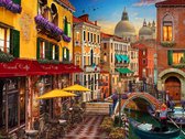 Perre / Anatolian Canal Cafe Venice -  Puzzel 1500 stukjes