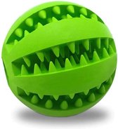 Paws et griffes - VERT - Boule de Massage Dental en caoutchouc - 6 cm de diamètre - jouet pour chien - prévient la plaque dentaire