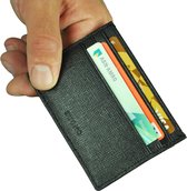 Buono Leather  SF - Cardholder - Zwart