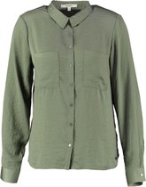 Garcia groene shiny blouse polyester - Maat XL