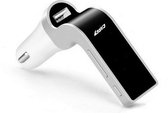 DrPhone CarG7 Wireless Car Charger - FM Transmitter  - Bluetooth - Audio line input  - USB Direct Connect  - Handsfree - Zilver