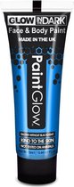 PaintGlow - Glow in the Dark Face paint - Verf - Grime - Make-up - Festival - Evenement - Themafeest - Festival accessoires - 12 ml - blauw