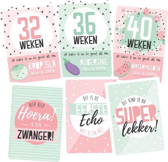 Mama milestone kaarten - zwangerschap — afbeelding 4