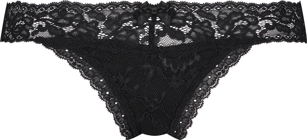 Hunkemöller String Onderbroek Madison ULV string - zwart - Maat 2XL