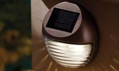 Grundig Solar Wandlamp - Dag & Nacht Sensor - Buitenverlichting Tuinverlichting  ZWART