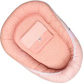 Mauties Mama - Babynestje - Roze driehoekjes - Maat M