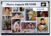 Pierre Auguste Renoir – Luxe postzegel pakket (A6 formaat) : collectie van verschillende postzegels van Pierre Auguste Renoir – kan als ansichtkaart in een A6 envelop - authentiek