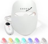Sodex LED Lichttherapie Draadloos Gezichtsmasker - Anti Aging - Anti Acné - Litteken verwijderaar - Huidverzorging