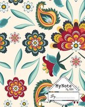 Notebook: My Note My Idea,8 x 10, 110 pages: Batik Floral