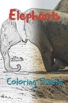 Elephant Coloring Sheets