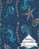 Notebook: My Note My Idea,8 x 10, 110 pages: Arabesque