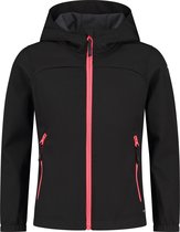 Icepeak Kobryn Softshell  Jas - Unisex - zwart/roze/rood