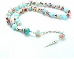 Afghaans Tasbih - Moslim Gebed Kraal - Ronde Kralen - Tesbih - Allah - Islamitische geschenk Tasbeeh