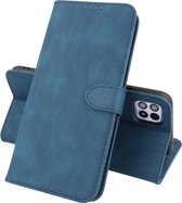 Hoesje Geschikt voor Samsung Galaxy A22 5G - Hoesje Book Case Telefoonhoesje - Blauw