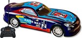 raceauto RC Racer Max 27 MHz 1:18 blauw 2-delig