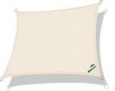 MaxxGarden Schaduwdoek - Vierkant - 3,6 x 3,6m - Creme