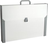 studiokoffer 40,5 x 52 cm A3 beige/grijs