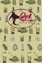 Pet Vaccination Record Book