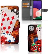 Monarch Smeltend Inzichtelijk GSM Hoesje Samsung Galaxy A32 5G Wallet Book Case Personaliseren Casino |  bol.com