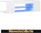 OP = OP Tv meubilair - Spaanplaat - Hoogglans wit - Kast - Designer - LED verlichting - Meubel - TV - Woonkamer - Slaapkamer - Nieuwste Collectie