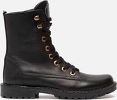 Muyters Veterboots zwart Leer 38614 - Maat 30