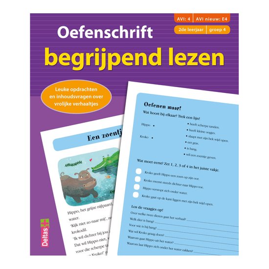Oefenschrift begrijpend lezen (AVI:4 AVI nieuw:E4) (2de leer ... - cover