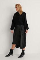 NA-KD Pleated Asymmetric Dames Rok - Maat 40