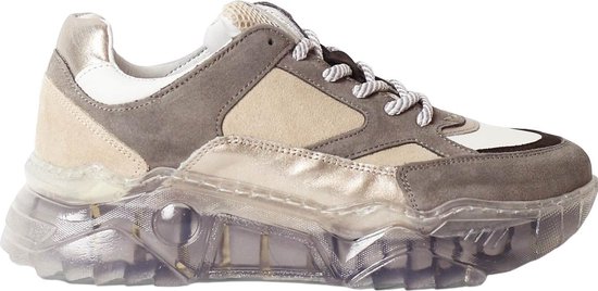 Summum Leather Sneaker Taupe femme taille 39 | bol.com
