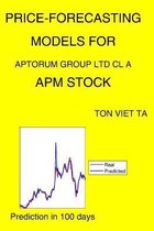Price-Forecasting Models for Aptorum Group Ltd Cl A APM Stock