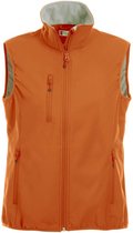Clique Basic Softshell Vest Ladies 020916 - Vrouwen - Diep-Oranje - S