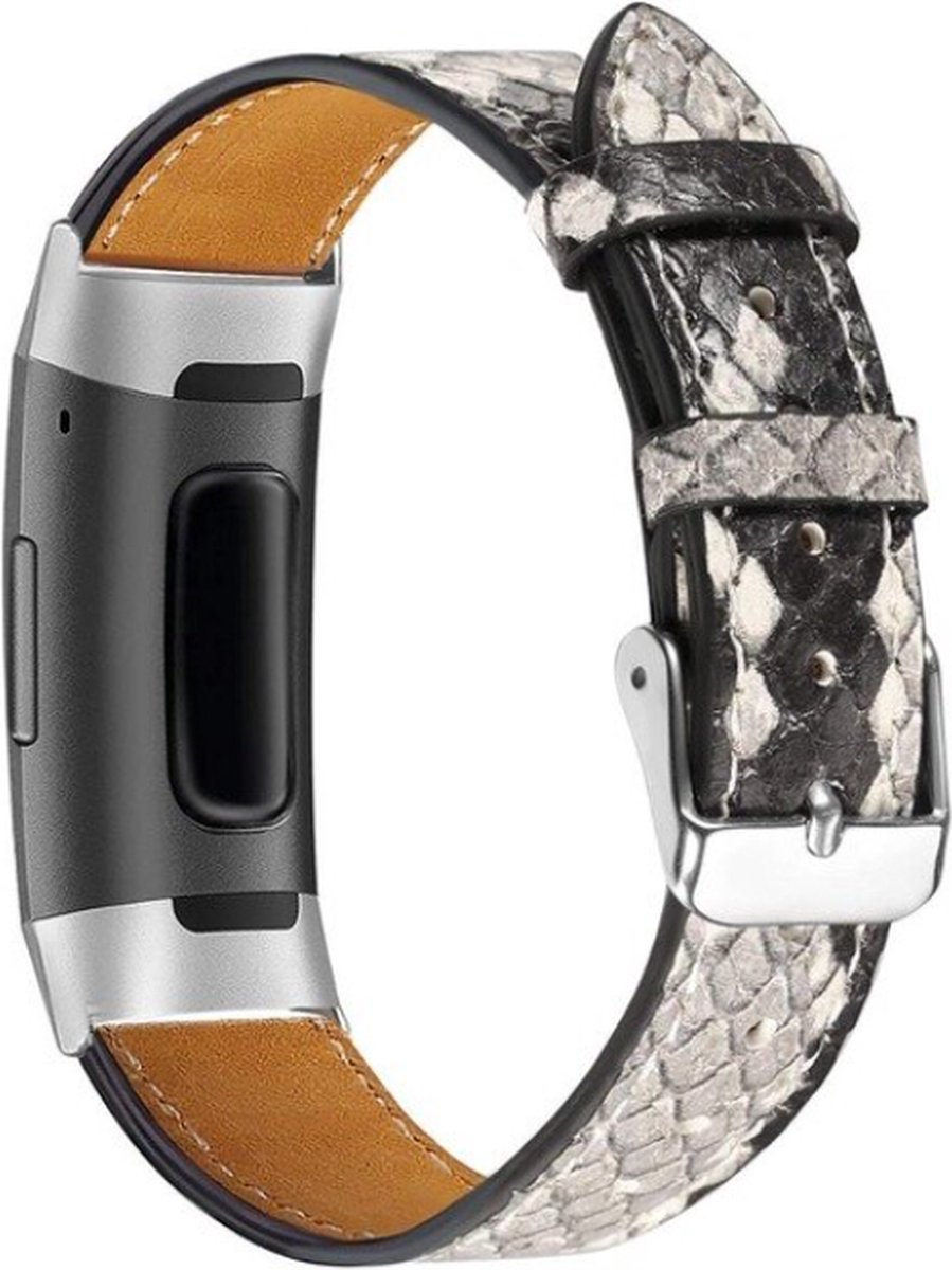 Leer Smartwatch bandje Geschikt voor Fitbit Charge 4 bandje leer