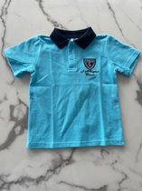 Jongens poloshirt | Poloshirt voor jongens | Kinderkleding jongens | Polo korte mouw in een licht blauwe kleur | Poloshirt 100% Katoen, verkrijgbaar in de maten 92/98 t/m 164/170