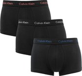 Calvin Klein 3P lowrise trunks zwart WHN - XS